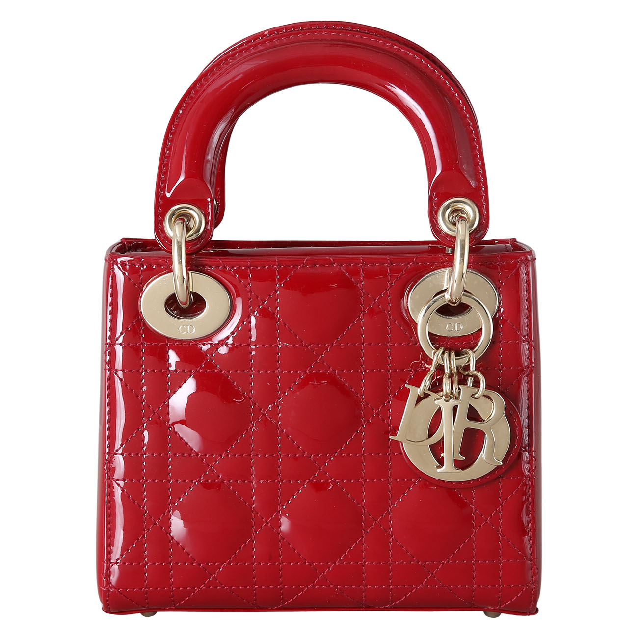 CHRISTIAN DIOR(USED)크리스찬디올 레이디디올 페이던트 미니백